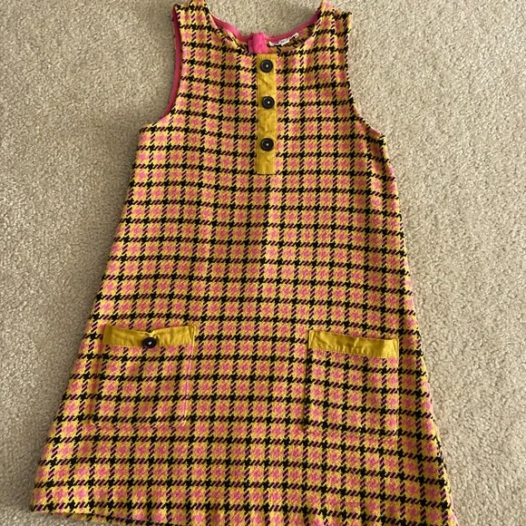 mini boden jumper dress Girl's Mini Boden Kids' Embroidered Corduroy Pinafore, Size 7-8Y